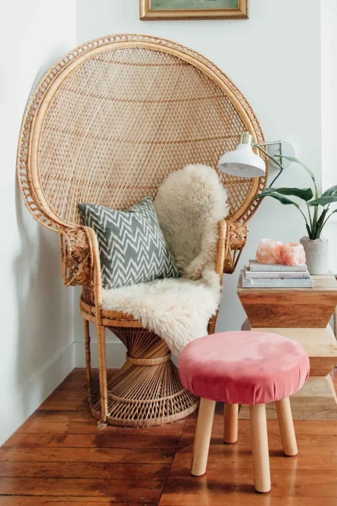 ambiance seventies - fauteuil Emmanuelle