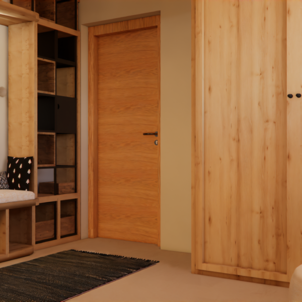 hekta architecte intérieur entrée ski room mudroom