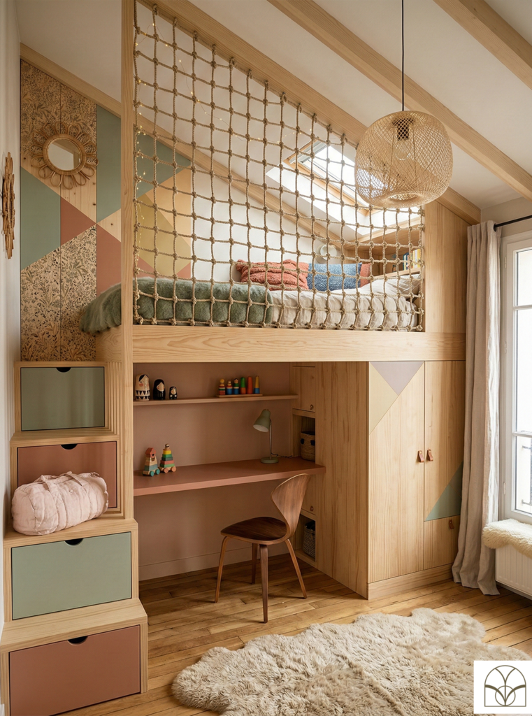 lit cabane enfant, superposé, optimiser