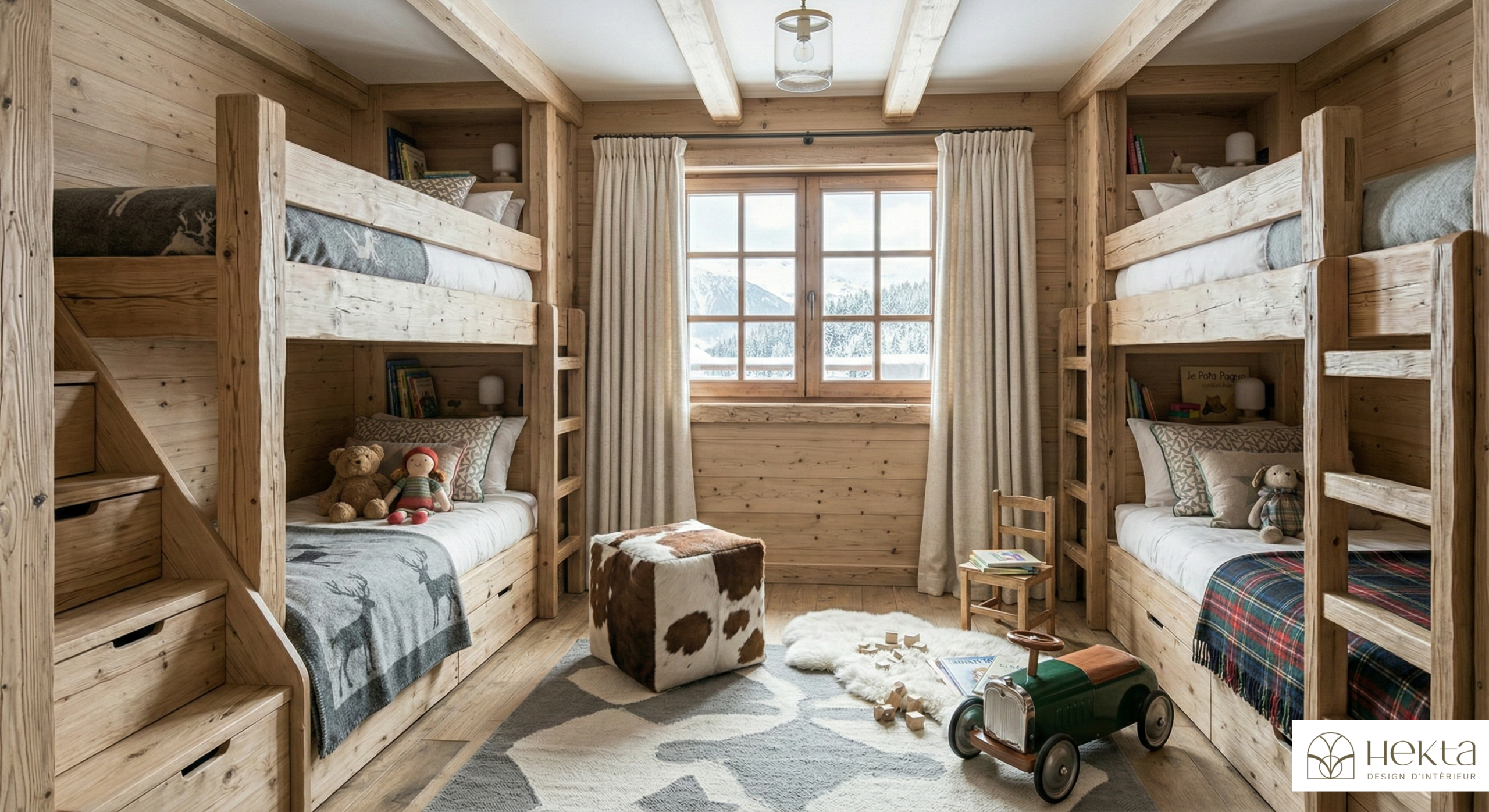 Hekta-architecte-interieur-tarentaise-rénovation chalet Tignes
