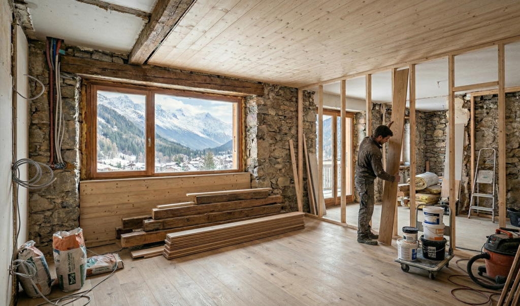 Budget renovation en tarentaise
